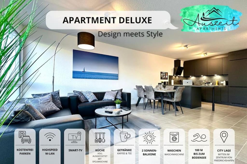 Auszeit Apartment Deluxe Friedrichshafen Luaran gambar